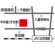 成田予備校 八日市場校地図